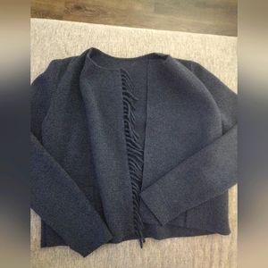 AKRIS Cashmere Crop Tassel Jacket